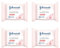 Be Gone Makeup Remover Facial Wipes, 4 Pack, 100 Wipes (25 x 4), Effective on Waterproof Mascara, Refreshing Cleansing for Normal Skin