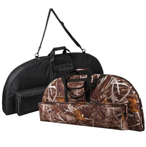 FAMKIT Mehrere Taschen Compound Bow Case Bogen Tragetasche mit Pfeiltasche für die Jagd