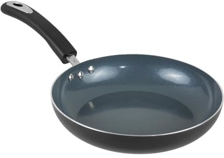 Vinod Zest Ceramica 22cm Frying Pan | Non-Toxic Ceramic Coating | Induction & Gas Safe | Easy-Clean, Scratch-Resistant Surface | Ideal for Frying, Sautéing, and Stir-Frying Everyday Meals