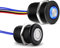 acegoo 12V Kit Interruttore Dimmer a Tre Vie, 3 Vie 12V Dimmer Interruttori a Pulsante 6A Alluminio per luce LED dimmerabile Striscia LED Monocolore, per Camper Barca Camion Van Nero