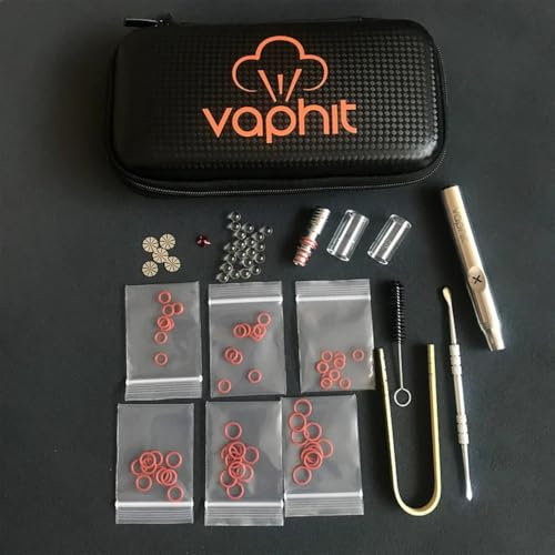 Complete Vaphit X Kit Now with Silicone Finger Tongs and Screen Tool