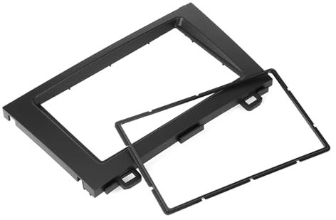 Kit de Molduras de Marco 2 DIN para Panel de Tablero de Radio Estéreo con DVD para Automóvil, Fácil de Instalar, Resistente Al Desgaste, Antioxidante de Alta Precisión, Apto para