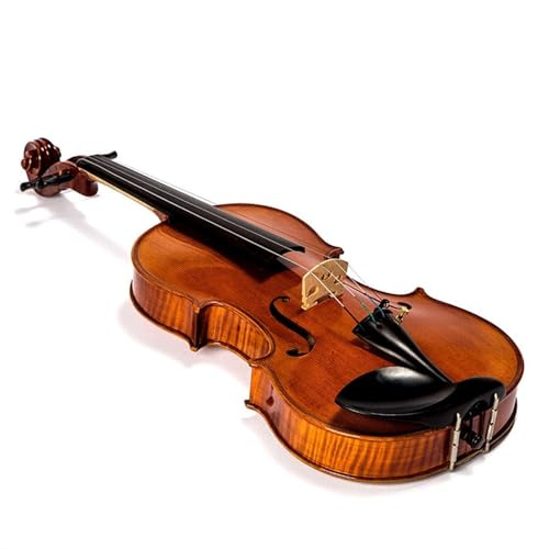 Violine Violine Decke Fichte Boden Ahorn Griffbrett Ebenholz Spleißmuster Handgefertigt(1/8)