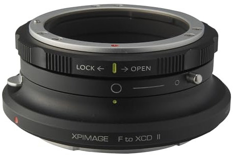 XPIMAGE Objektivadapterring, kompatibel mit Nikon F-Objektiven für Hasselblad X-System XCD-Kamera X1D X2D