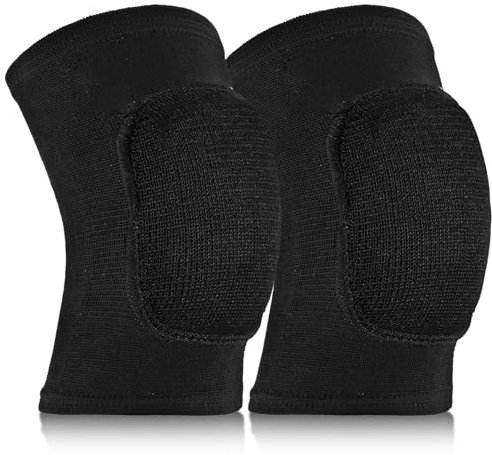 Tucnoeu 1 Paar Ellenbogenschoner mit Dicker Schwamm-Polsterung, Atmungsaktiv Ellenbogenpolster, Arm Brace Support, Fitness Tendonitis Support Strap für Kinder, Männer und Frauen(Schwarz)