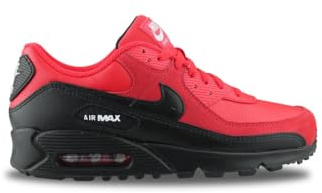 Nike IF0670-600 AIR MAX 90 Herren Speed RED/White-Black-Wolf Grey EU 44.5