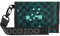 coocazoo Geldbörse „Pixel Blox”, schwarz-grün, Portemonnaie mit Sichtfenster innen & außen, Münzfach & Kartenfächern, Klettverschluss, ab der 3. Klasse