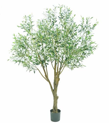 artplants.de Unechter Olivenbaum BITAC, Kunststamm, 200cm - Kunststoff Olivebaum