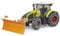 bruder 03018 - Claas Axion 950 mit Schneeketten und Räumschild - 1:16 Traktor, Bauernhof, Winterdienst, Schneepflug, Schneeräumer, Spielzeug ab 4 Jahre