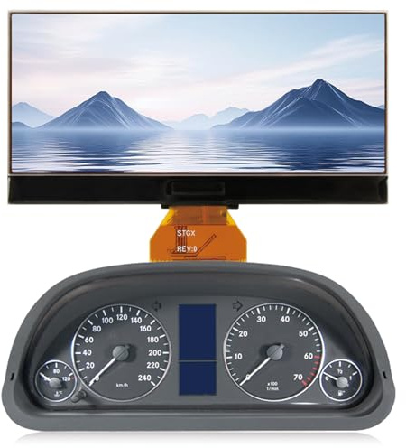 LCD Display für Mercedes Classe A B Display für Mercedes Classe A W169 / B W245 LCD Bildschirm, OEM Nummer A1695400448, 0263643242 (Schwarz)