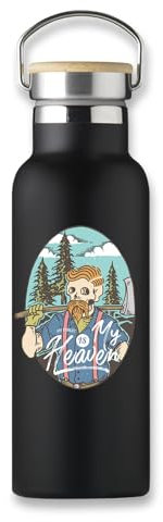 Lumberjack Heaven Isolierflasche, Eco-Flasche, Kaffee-Thermobecher