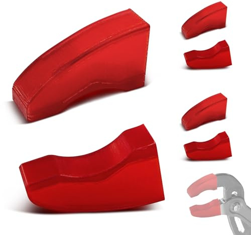 Pinza per rubinetteria Knipex Cobra 250, pinza per rubinetto, con ganasce protettive per 87 XX 250 (modelli dal 2007), in materiale TPU, ganasce in gomma per pinze per tubi, pinza per pompa dell'acqua