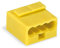 10x Wago 243-504 MICRO Verbindungsklemme - mini Wago - 4-fach - Verteilerklemme - Dosenklemme - gelb