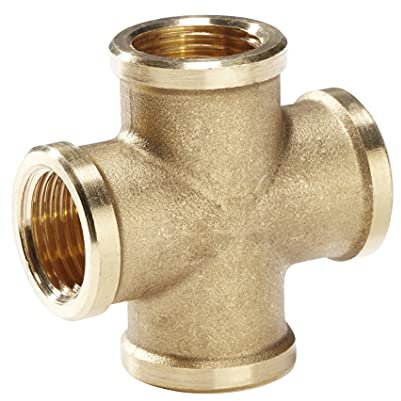H2O-Flex® Gewindefitting 1/2“ Kreuzstück Messing Fitting