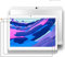 LNBEI Android Tablet 10 inch with SIM Card Slot Unlocked +(2) Screen Protector +32GB SD Card +(1) Stylus Pen - IPS Screen 3G Phablet with WiFi GPS Bluetooth Tablets - Silver & White (2GB+32GB)