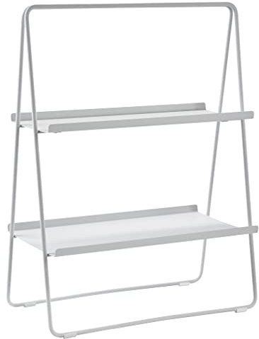 Zone Denmark A-Table Regal, Standregal aus Metall, 53 x 29 x 75 cm, Soft Grey (Grau)