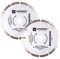 VONROC Disques diamant pour rainureuse - 150 mm universelles, diamètre intérieur de 22.2mm - 2 pièces - pierre et matériaux durs