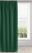 Eurofirany Logan Vorhang Blickdicht, Blackout, Satin Verdunkelungsvorhang mit Kräuselband-1 STK. Elegant, Glatt, Einfarbig, Wohnzimmer, Schlafzimmer, Dunkelgrün, 135x270 cm