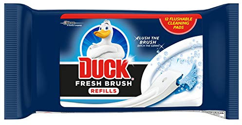 Duck Toilet Fresh Brush Refills, 12 Refills, Pack of 6