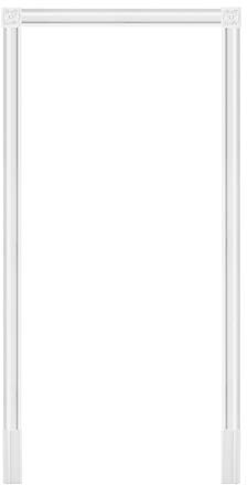 Türumrandung DK02 - Rahmen aus PU Kunststoff weiß, Sets-/ & Komponentenauswahl - Grand Decor (Komplettset DK022)