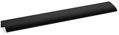 SOTECH Möbelgriff Blankett Alex schwarz gebürstet 300 mm Griffleisten zur Montage an der Frontinnenfläche inkl. Befestigungsschrauben