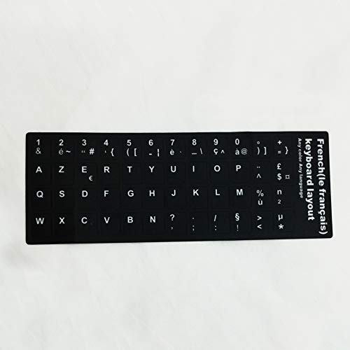 Universal Computer Keyboard Film Notebook Stickers Letters English/Russian/Japanese/Italian/French/German/Korean/Spanish (French)