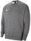 Chandail de Soccer à Manches Longues en Molleton pour Grand Enfant, Taille XS, Charcoal Heathr/Blanc