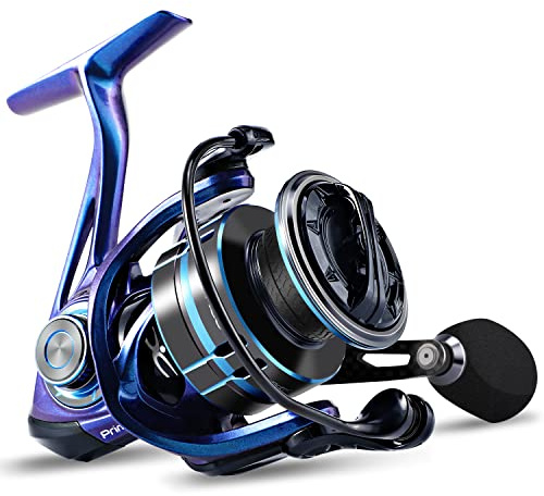 Cadence Primo Angelrolle, ultraleichte Spinnrolle mit Magnesiumrahmen, super glatte und starke Süßwasserrolle mit schneller Geschwindigkeit, 16,3 kg max. Zugkraft, 11 + 1 Kugellager, 6,2:1 Übersetzungsverhältnis