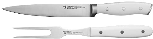 HENCKELS Forged Accent Razor-Sharp 2-pc Carving Knife Set, White Handle, German Engineered Informed by 100+ Years of Mastery