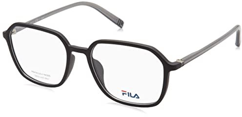 Fila Unisex VFI202 Sunglasses, Matt Black, 52