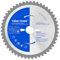 TWIN-TOWN Cermet Z50 - Hoja de sierra circular para acero y metal ferroso, ideal para sierras con sierra circular para metales (210 mm)