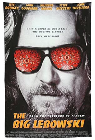 The Big Lebowski Filmposter, Polyester, Wandkunstdruck, Wandteppich, Geschenke, Fotobild, Gemälde, Wandteppiche, Raumdekoration, Heimdekoration, 152,4 x 228,6 cm