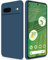 GiiYoon Cover in Silicone Compatibile Google Pixel 7, Custodia in TPU Antiurto Sottile con Strato Interno in Fibra Case e Protezione della Fotocamera, Blu