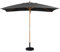 Harbour Lifestyle Kratos 3m x 2m Wooden Parasol in Grey
