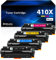 inkalfa 410X 410A CF410X Kompatibel für HP 410X 410A CF410A Multipack Color Laserjet Pro MFP M477fdw Toner M477fdn M477dw M477fnw M452dn M377dw M452dw M452nw ( Schwarz Cyan Gelb Magenta, 4er-Pack )
