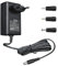 12V 2A/2000mA Netzteiladapter, AC 100-240V 50/60Hz auf DC 12V 2A 24W, 5,5 x 2,1mm Wandladegerät, Mitte positiv, 1,8m langes 20-AWG-Kabel für stabilen und flexiblen Einsatz, 3 Aufsätze enthalten