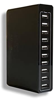 Tekeir 10 Port USB Charging Hub | Multi Device Charger | 60 Watt