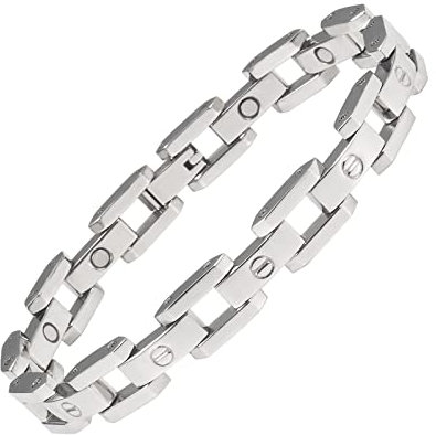 YUNCHUANG Schmuck Modische weibliche Magnettherapie -Armband Aus Titan Armband für Frauen Gesundheit Magnetisches Armband