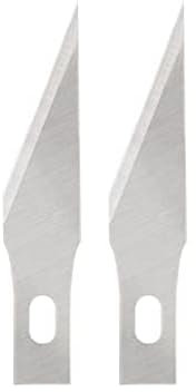 Fiskars Lames de rechange originales pour Cutter de précision Fiskars, n°11, 5 unités, Acier, Argent, Précision, 1003903 (Lot de 2)