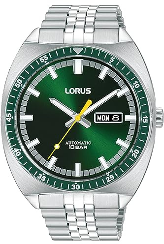 Lorus Sport man Herren Uhr analog Automatik mit Edelstahl Armband RL443BX9