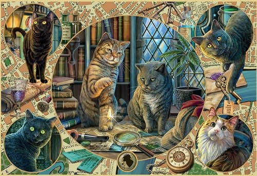 Ceaco - Purrlock Holmes Mystery - 2000 Piece Jigsaw Puzzle