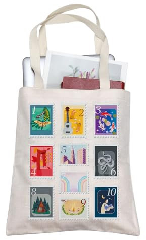AKTAP Idea de álbum de regalo para fanáticos de la música cantante, bolsa de gran capacidad inspirada en letras de cantante (bolsa de pieón)