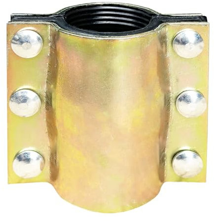 Water Pipe Repair Clamp for 2 inch Pipe(OD of Applied Pipe 2.37 inch),Leak Sealer for Pipes and Plumbing,Length 4.72 inch,Suitable for PE/PPR/Steel/Iron Pipe,Bronze