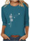 befristetes Angebot Blusen Damen Sommer 3/4 Arm Oberteile Shirt Elegant Baumwolle Tshirt Casual Rundhals Sportshirt Leicht Gemütlich Tunika Sommershirts Löwenzahn Druck Kurzarm Longshirt