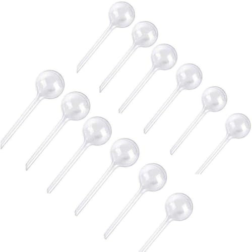 Globes d'Arrosage pour Plantes Distributeur d'eau automatique for plantes, 12 pièces, boule en plastique à arrosage automatique, for fleurs d'intérieur et d'extérieur, canettes d'eau, pot de fleurs, d