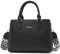 Mabecol Damen Umhängetasche PU Leder, Shopper Tasche mit Reißverschluss, Schultertasche mit breitem Gurt, Elegante Damen Handtasche, Handtasche mittelgroß für Arbeit, Alltag & Reisen (Schwarz)