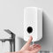 Wall Mounted Soap Dispenser 1000ml Refillable Liquid Hand Soap Dispenser Manual Push Pump Commercial & Home Use Durable ABS Plastic Dispenser Ideal for Bathroom Kitchen Office Hotel School (1000ml)
