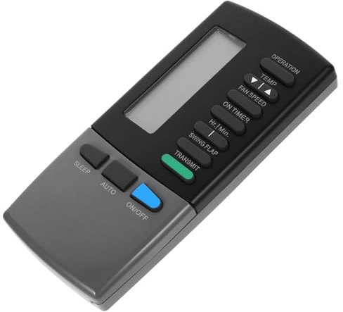 Zerodeko 1Pc Remote Controller for Air Conditioners Grey Duty Remote Energy Saving Use Easy to Read Screen Compatible with Ac Units