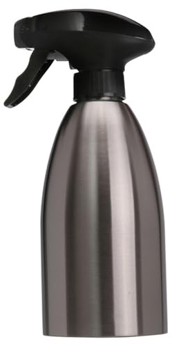 Muzrunq BBQ Spray Bottle for Smoking 500ML Stainless Steel Spray Bottle Easy Clean Portable Cooking Oil Sprayer Stainless Steel BBQ Cooking Oil Sprayer Olive