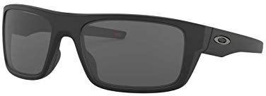 OAKLEY Herren Sonnenbrille Drop Point 936701, Schwarz (Matte Black/Grey), 61